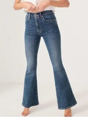 ABERCROMBIE The Flare Ultra High Rise Jeans 29 XS